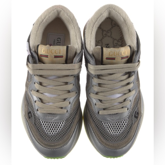 GUCCI authentic, colorblock sneakers, size 4.5 - Picture 2 of 5